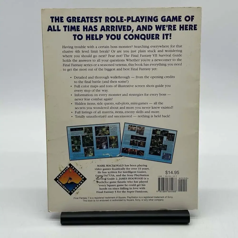 Final Fantasy VII The Complete Survival Guide By Mark McDonald And James Hogwood